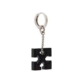 Off-White Arrow Cross Earring 'Black' ͥ