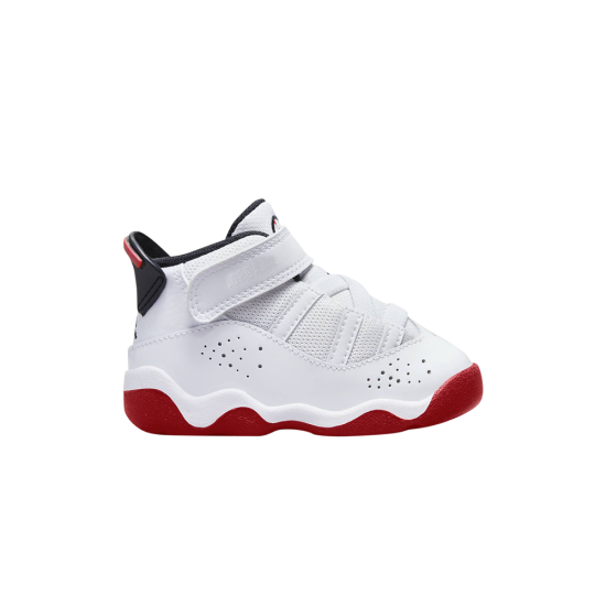 Jordan 6 Rings TD 'White University Red' ᡼