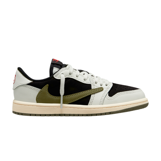 Travis Scott x Air Jordan 1 Low OG PS 'Olive' - NBAグッズ Travis Scott x Air Jordan 1 Low OG PS 'Olive' - NBAグッズ