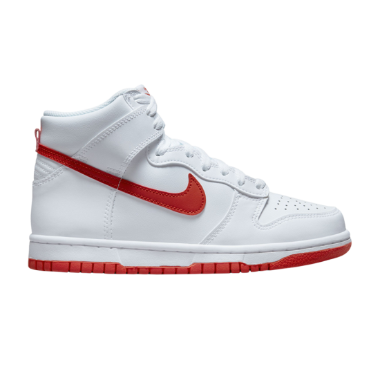Dunk High GS 'White Picante Red' ᡼