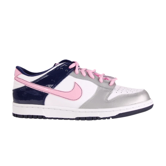 Dunk Low GS 'White Perfect Pink' ᡼