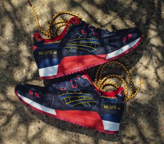 Asics gel-lyte iii 2025 japanese denim kimono