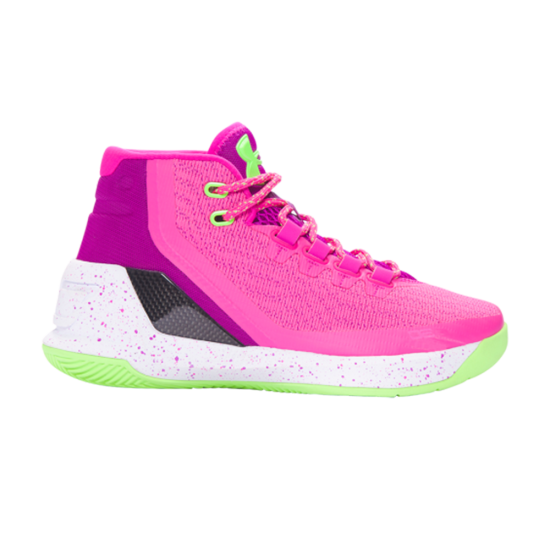Curry 3 Mid GS 'Lunar Pink' ᡼