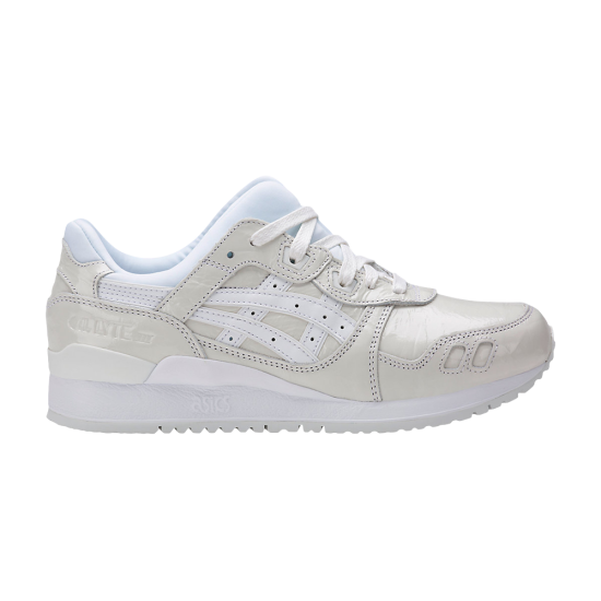 Wmns Gel Lyte 3 'Crinkled Patent Leather - White' ᡼