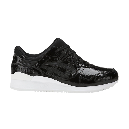 Wmns Gel Lyte 3 'Crinkled Patent Leather - Black' ᡼