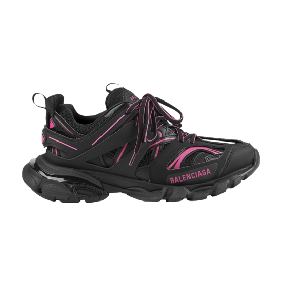 Balenciaga Wmns Track Sneaker 'Black Neon Pink' ᡼