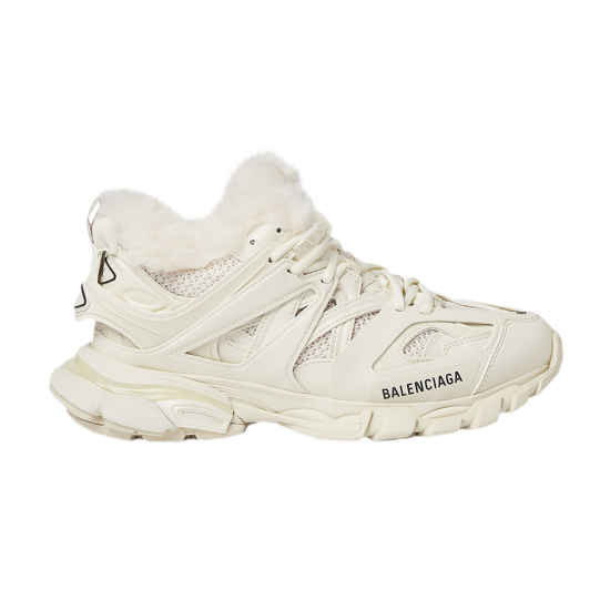 Balenciaga Wmns Track Trainer 'Fake Fur - Egg Shell' ᡼