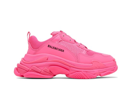 Balenciaga Wmns Triple S Sneaker 'Fluo Pink' ᡼
