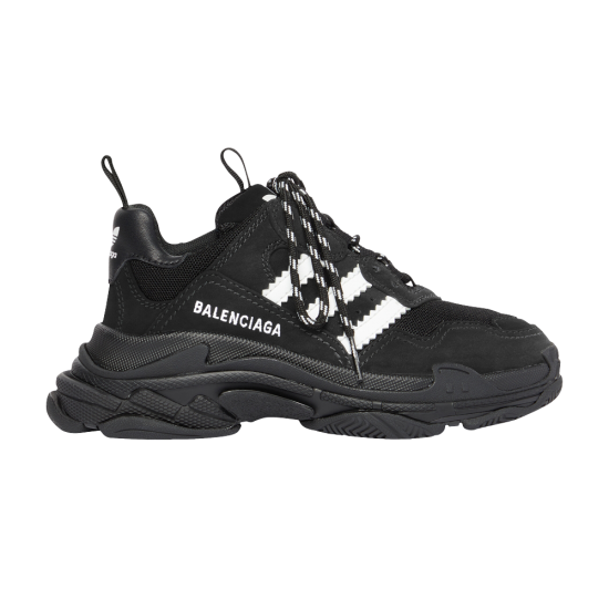 Adidas x Balenciaga Triple S Sneaker Kids 'Black' ᡼