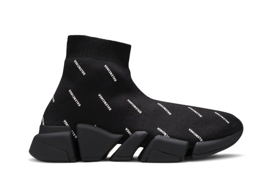 Balenciaga Wmns Speed 2.0 Sneaker 'Allover Logo - Black' ᡼