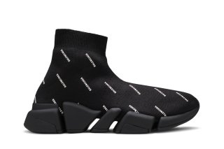 Balenciaga Wmns Speed 2.0 Sneaker 'Allover Logo - Black' ͥ