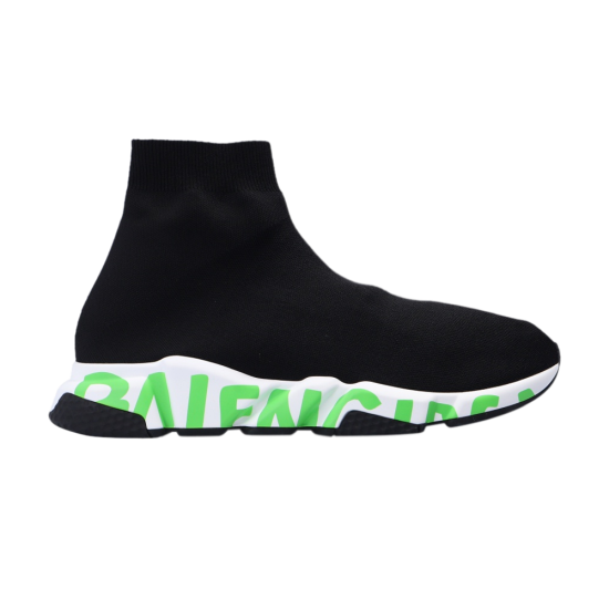 Balenciaga Speed Sneaker 'Midsole Graffiti - Black Green' ᡼
