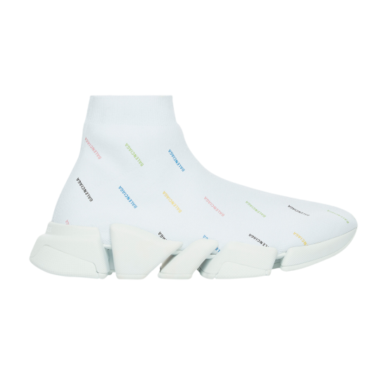 Balenciaga Speed 2.0 Sneaker 'All Over Logo - White Multi' ᡼