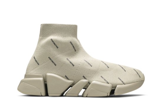 Balenciaga Wmns Speed 2.0 Sneaker 'Allover Logo - Sand' ᡼