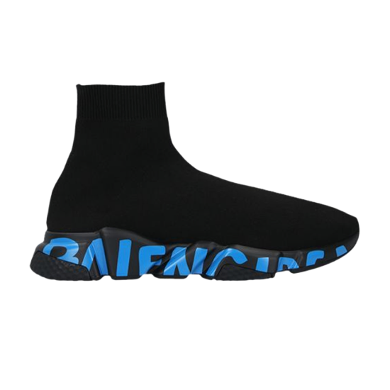 Balenciaga Speed Sneaker 'Midsole Graffiti - Black Blue' ᡼