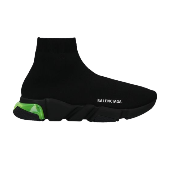 Balenciaga Speed Sneaker 'Clearsole - Black Fluo Yellow' ᡼