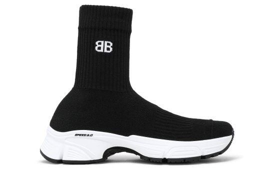 Balenciaga Wmns Speed 3.0 Sneaker 'Black White' ᡼