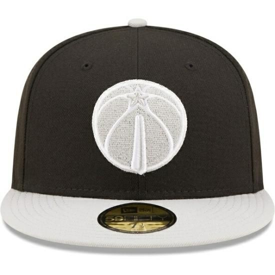 ワシントンウィザーズ ニューエラ（New Era）（ニューエラ） ツー-トーンカラー パック 59FIFTY ぴったりした ハット -  ブラック/グレー - NBAグッズ バスケショップ通販専門店 ロッカーズ