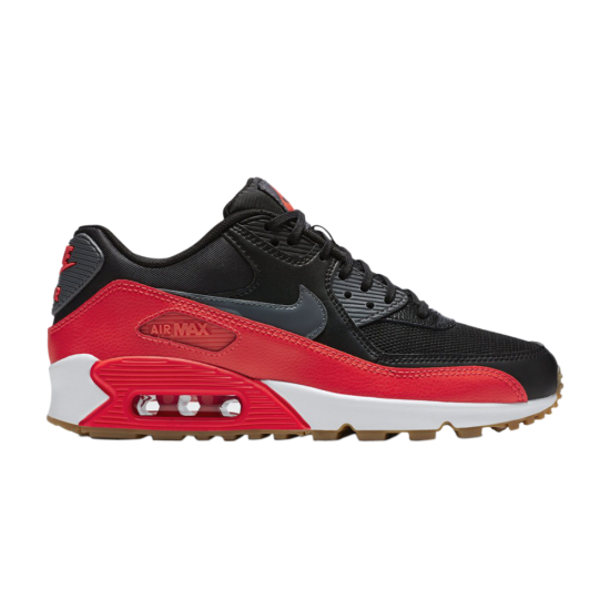 Wmns Air Max 90 Essential 'Black Bright Crimson' ᡼