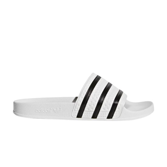 Adilette Slide 'White Black' ᡼