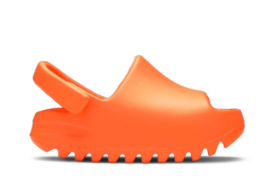 Yeezy Slides Infants 'Enflame Orange' ᡼