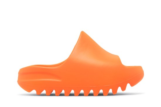 Yeezy Slides Kids 'Enflame Orange' ᡼