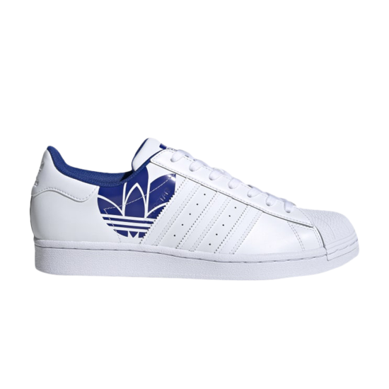 Superstar 'Trefoil Print - Royal Blue' ᡼