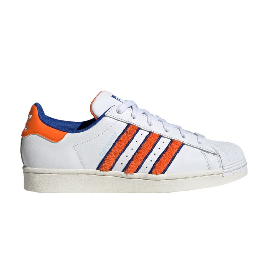 Wmns Superstar 'White Orange Royal Chenille' ᡼