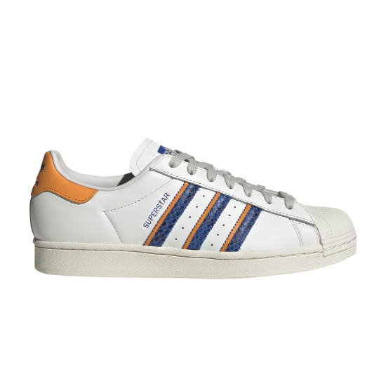 Superstar 'White Orange Rush Snakeskin' ᡼