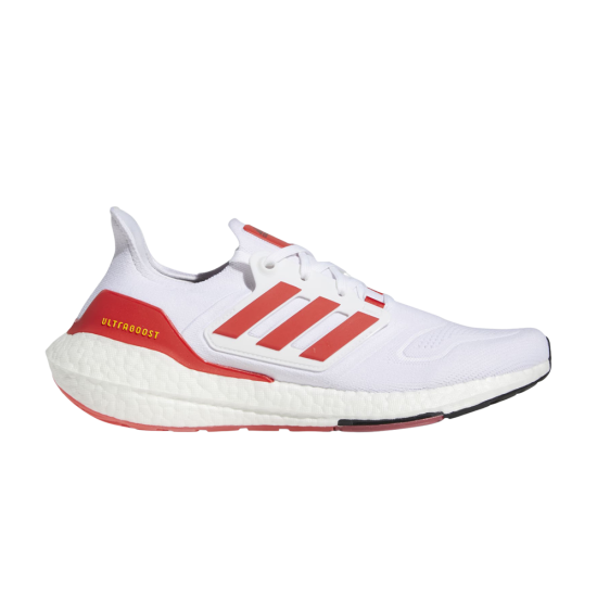 UltraBoost 22 'White Vivid Red' ᡼