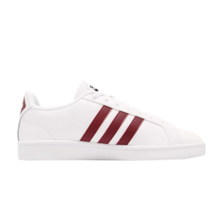 Wmns Cloudfoam Advantage 'Footwear White Scarlet'