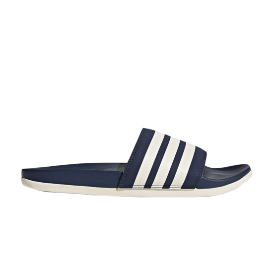 Adilette Cloudfoam Plus Stripe Slide ᡼