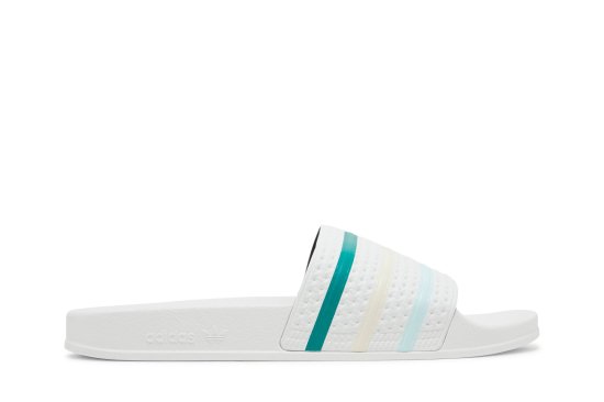 Adilette Slide 'White Halo Mint' ᡼