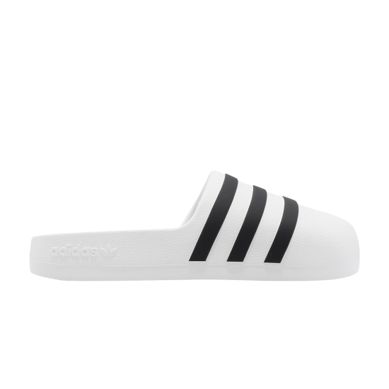 adiFOM Adilette Slide 'White Black' ᡼