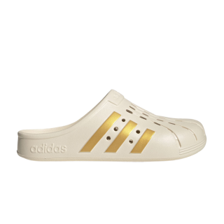 Adilette Clog 'Wonder White Gold Metallic'