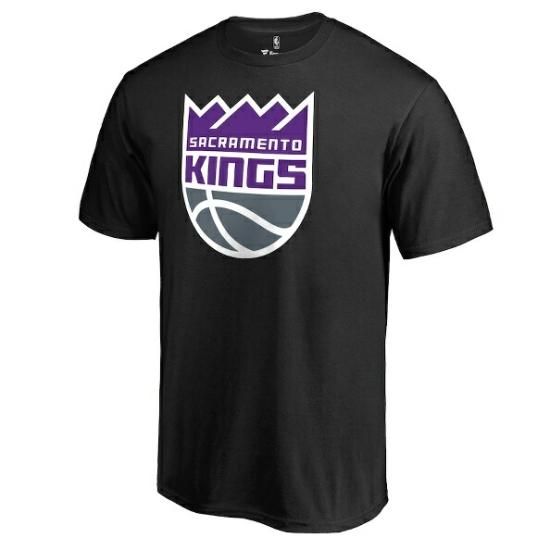 最安 サクラメントキングス プライマリー ブラック - Tシャツ ロゴ ウェア