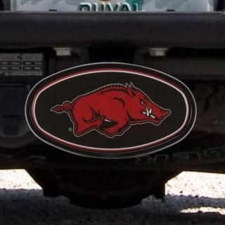 Arkansas Razorバックs ドーム型 ロゴ プラスチック製 ヒッチ カバー