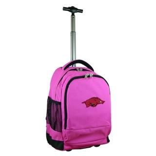 Arkansas Razorバックs 19'' プレミアム ホイール リュック - ピンク
