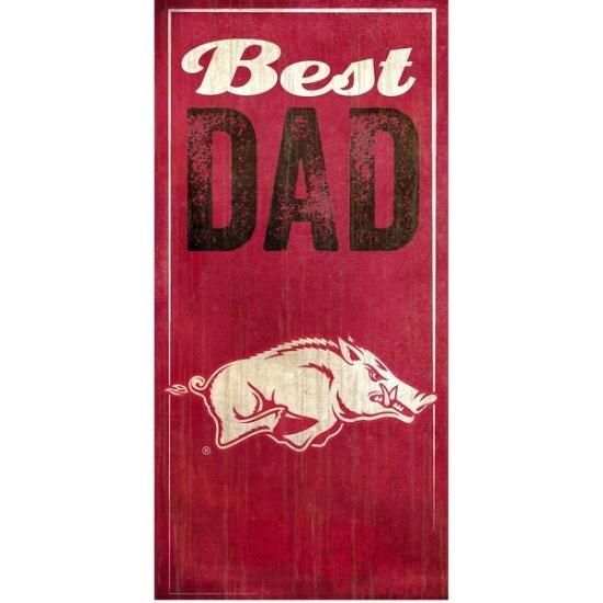 Arkansas RazorХås 6'' x 12'' Best Dad  ᡼