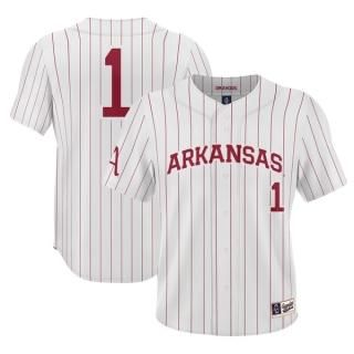 #1 Arkansas Razorバックs ゲームデイ Greアットs 軽量 ベースボール ジャージ