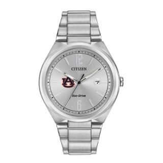 オーバーン・タイガース Citizen Eco-ドライブ ステンレス スティール ウォッチ - シル