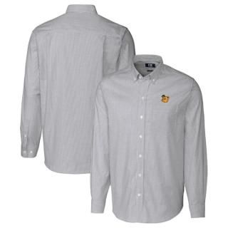 ベイラー・ベアーズ カットter & Buck Vault ストレッチ Oxford ストライプ ロ
