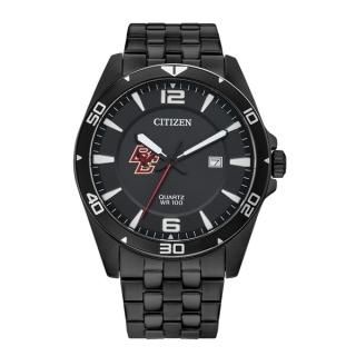 Bosトゥーn カレッジ Eagles Citizen Quartz ブラック-トーン ステンレス