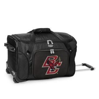 Bosトゥーn カレッジ Eagles MOJO 22" 2-ホイール ダッフル バッグ - ブラッ