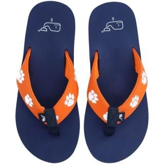 クレムゾン・タイガース Vineyard Vines ビーチサンダル - オレンジ