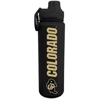 コロラド・バッファローズ 24オンス(709ml) ステンレス スポーツ ボトル - ブラック