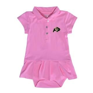 コロラド・バッファローズ Garb ガール キッズ カーoライン キャップ スリーブ ポロ ドレス