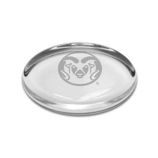 コロラドステイト・ラムズ Oval Paperweight