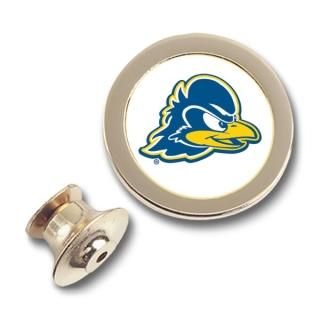 Delaware Fightin' ブルー Hens チーム ロゴ Lapel ピン - ゴールド