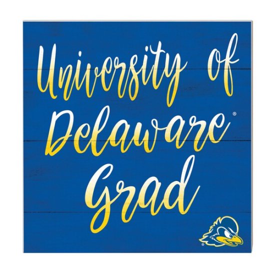 Delaware Fightin' ֥롼 Hens 10'' x 10'' Grad ץ顼 - ᡼